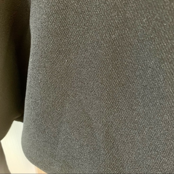 [🌟 PRICE FIRM] Bebe Black Stretch Tie-Front Puff-Shoulder Fitted Peplum Blazer - Picture 5 of 7